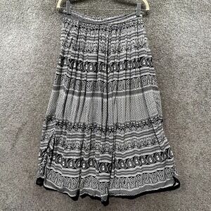 My Choice Maxi Skirt Women One Size Paisley‎ Pull On Comfort A Line Rayon Boho